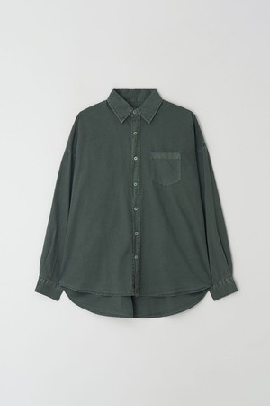 Vintage Pigment Casual Shirt_Green