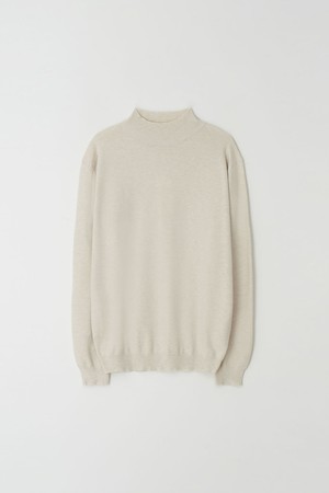 Standard Fit Basic Half-Turtleneck_Beige