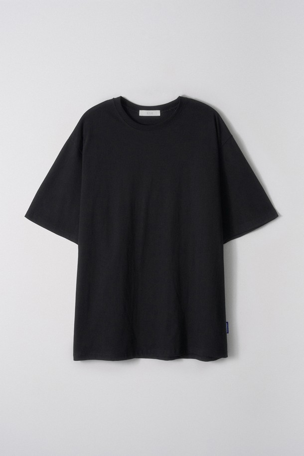 EZIO - 반팔티셔츠 - Essence Basic T-shirt_Black