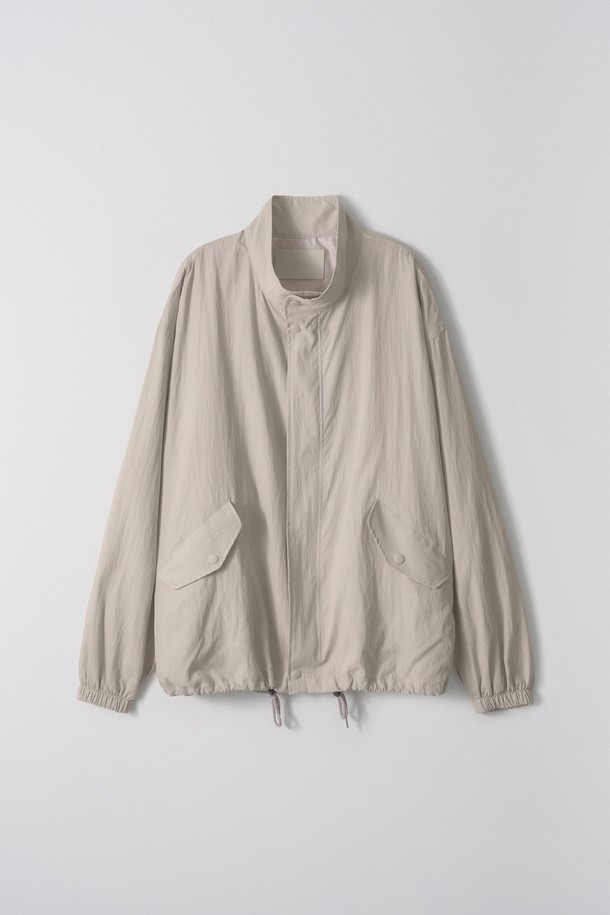 EZIO - 블루종/점퍼 - Sandy Tencel Windshell_Sand Beige