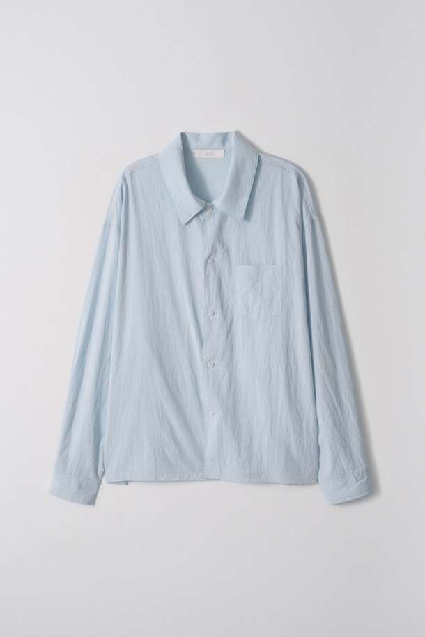 EZIO - 긴팔셔츠 - Mooc Soft Shirt_Sky Blue