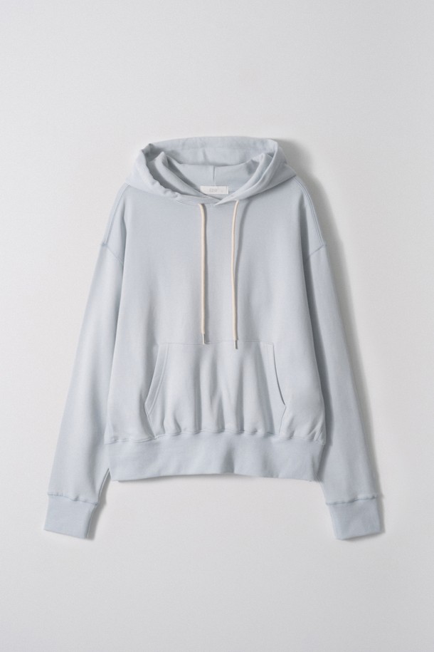 EZIO - 후디 - Essence Solid Hoodie_Light Grey