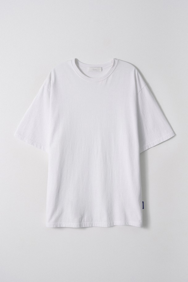 EZIO - 반팔티셔츠 - Essence Basic T-shirt_White