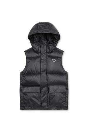 Men Hood Down Vest