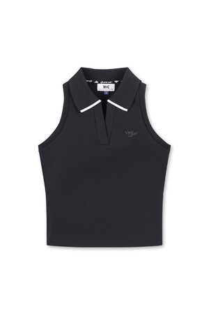 [Athletic FIT] Women's V-neck Cropped Sleeveless