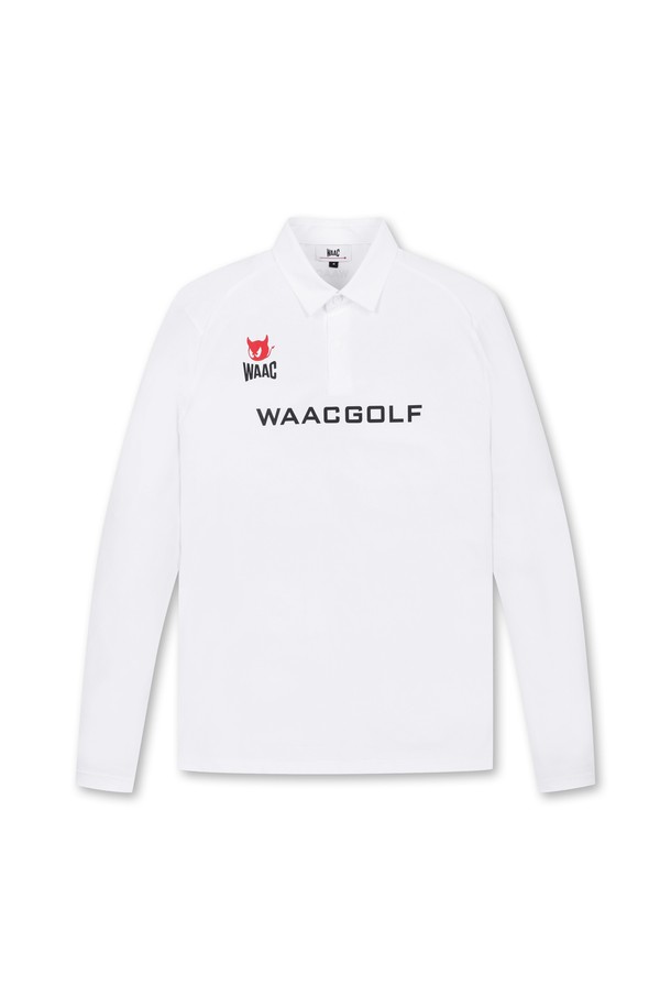 WAAC - 긴팔티셔츠 - Men PLAYER'S EDITION Red Emblem Cool LS Polo