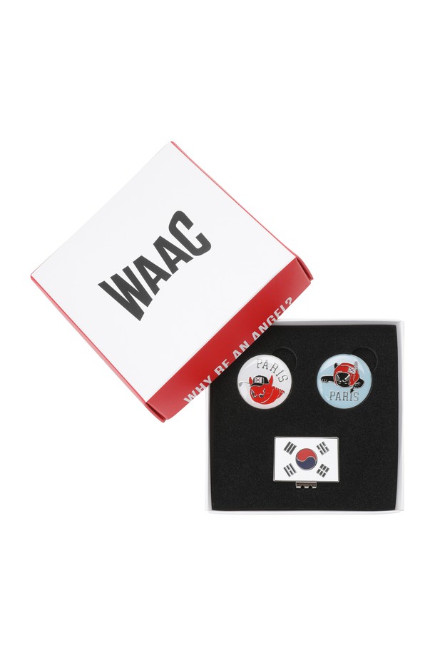 WAAC - 기타소품 - Paris Golf Team Korea Ball Marker Set