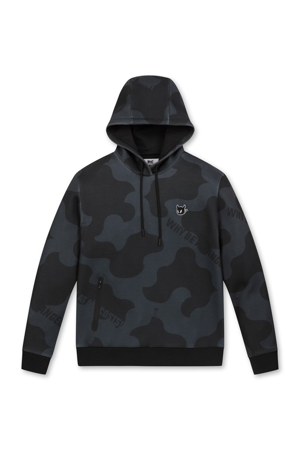 WAAC - 긴팔티셔츠 - Men Camo Print Sweatshirt Hoodie