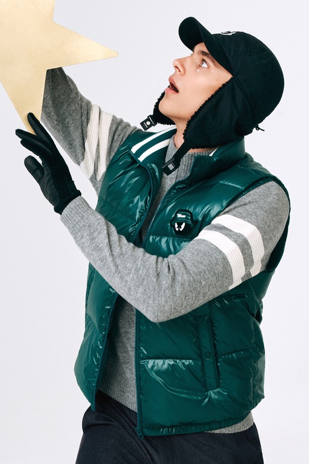 WAAC - 베스트 - Men Bucket Waacky Full Zip Down Vest