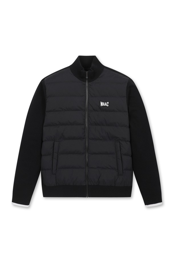 WAAC - 니트 - Men Knit Hybrid Zip-up Jacket