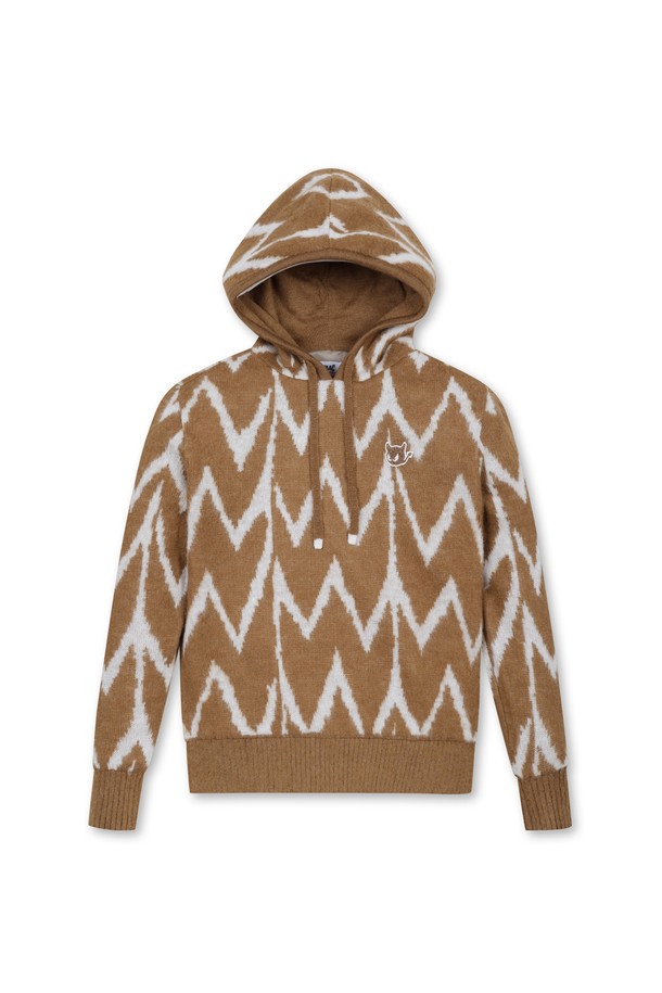 WAAC - 니트 - Women Zip-zag Knit Hoodie