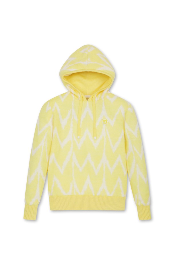 WAAC - 니트 - Women Zip-zag Knit Hoodie