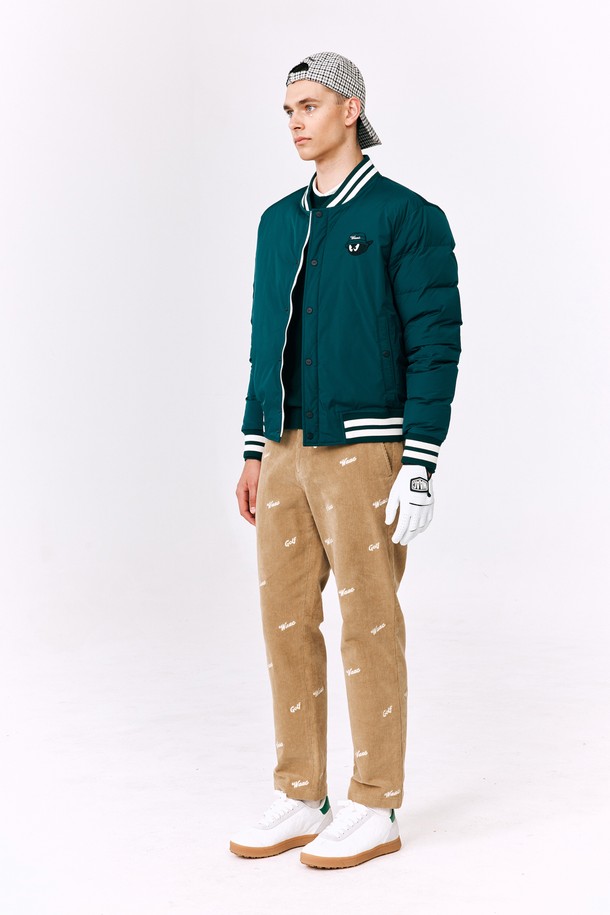 WAAC - 롱팬츠 - Men Corduroy Embroidery Pants