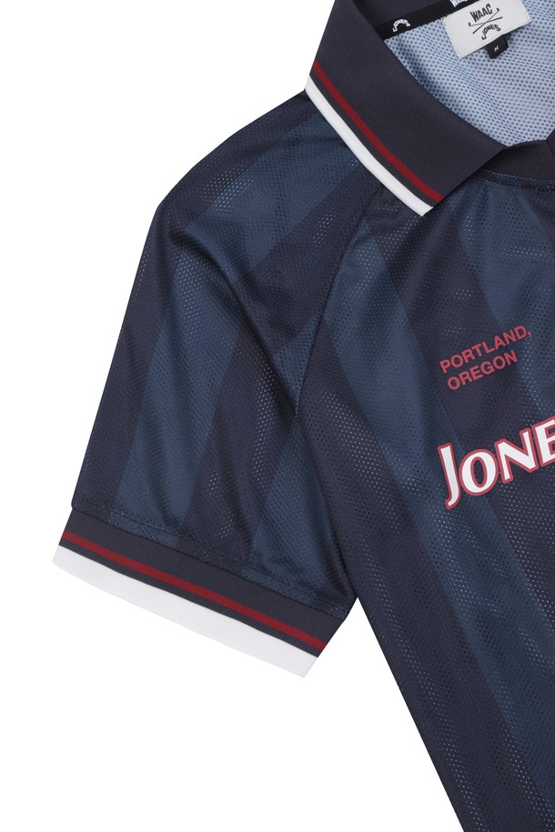 WAAC - 반팔티셔츠 - [WAAC X JONES] Men Flying J SS Striped Jersey