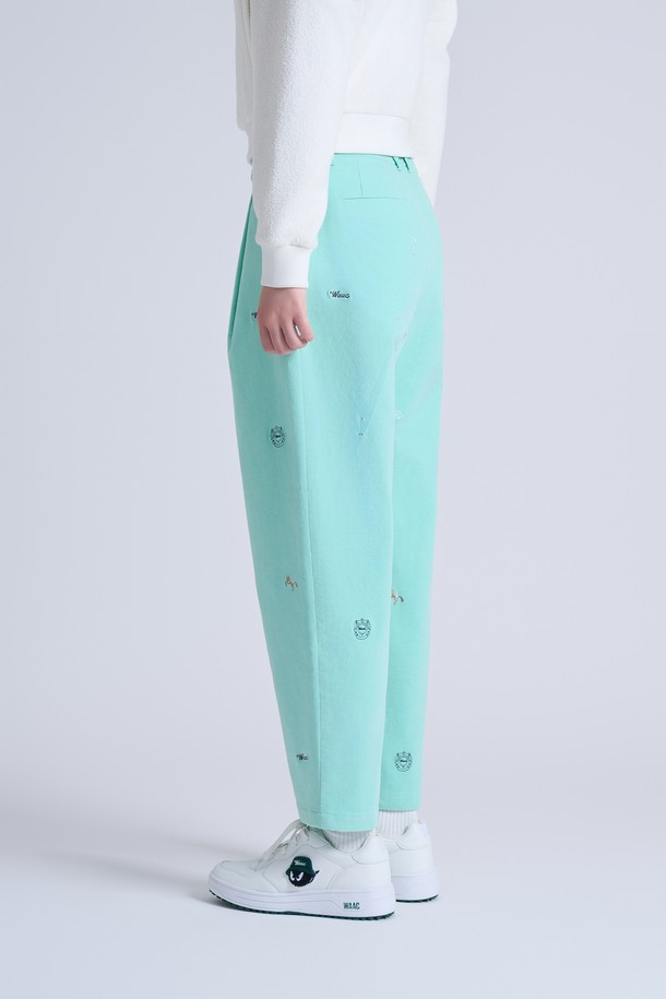 WAAC - 롱팬츠 - Women Embroidery Tapered Pants