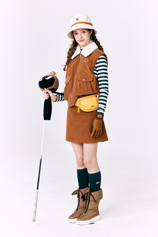 WAAC - 베스트 - Women Corduroy winter Sleeveless vest