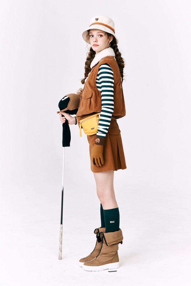 WAAC - 베스트 - Women Corduroy winter Sleeveless vest