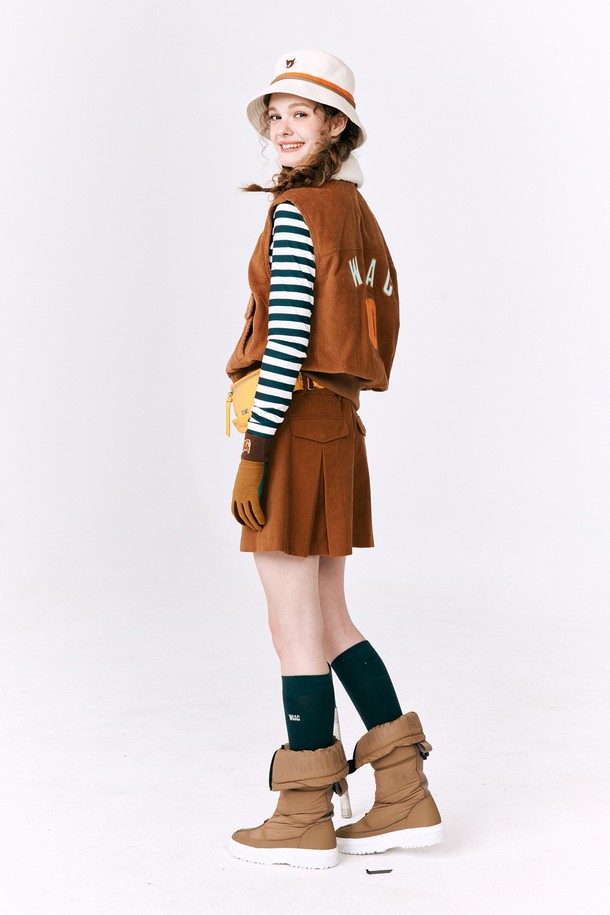 WAAC - 베스트 - Women Corduroy winter Sleeveless vest