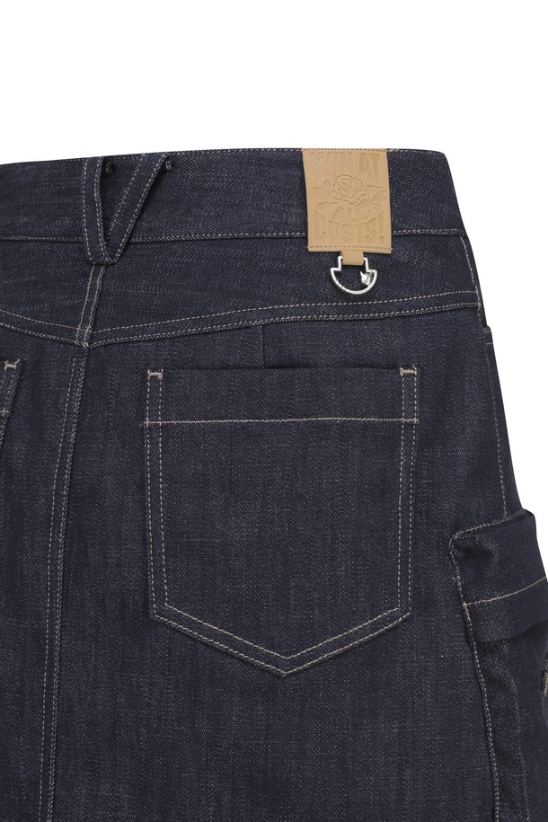 WAAC - 스커트 - Women Denim Multi Pocket Skirt