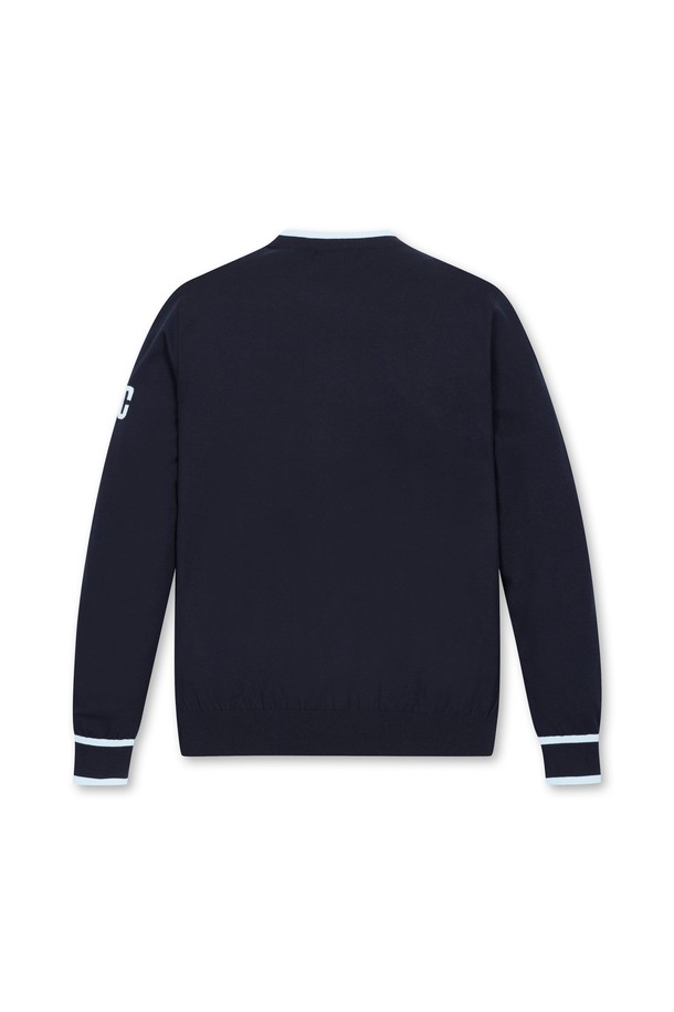 WAAC - 니트 - Men Athletic Solid Crewneck Sweater