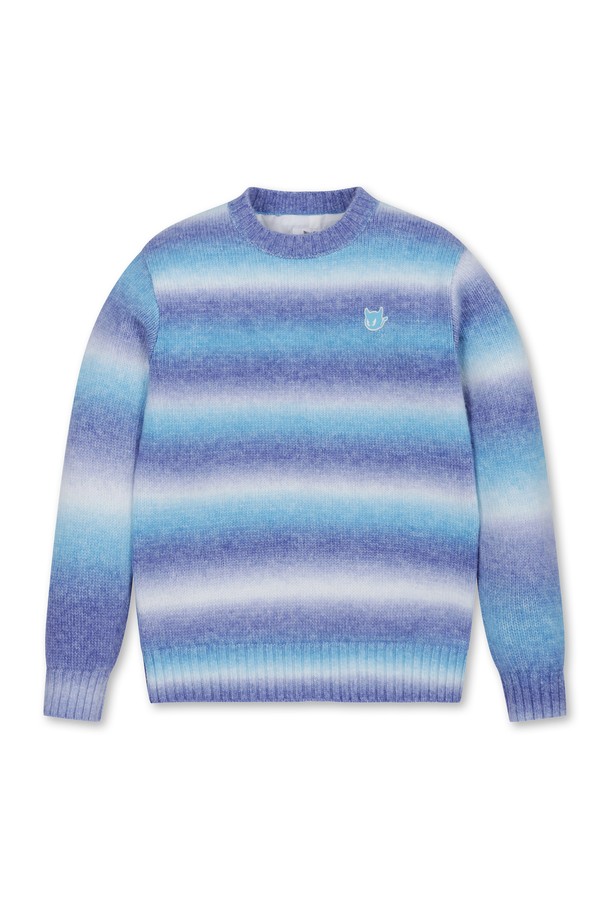 WAAC - 니트 - Men Gradient Crewneck Sweater