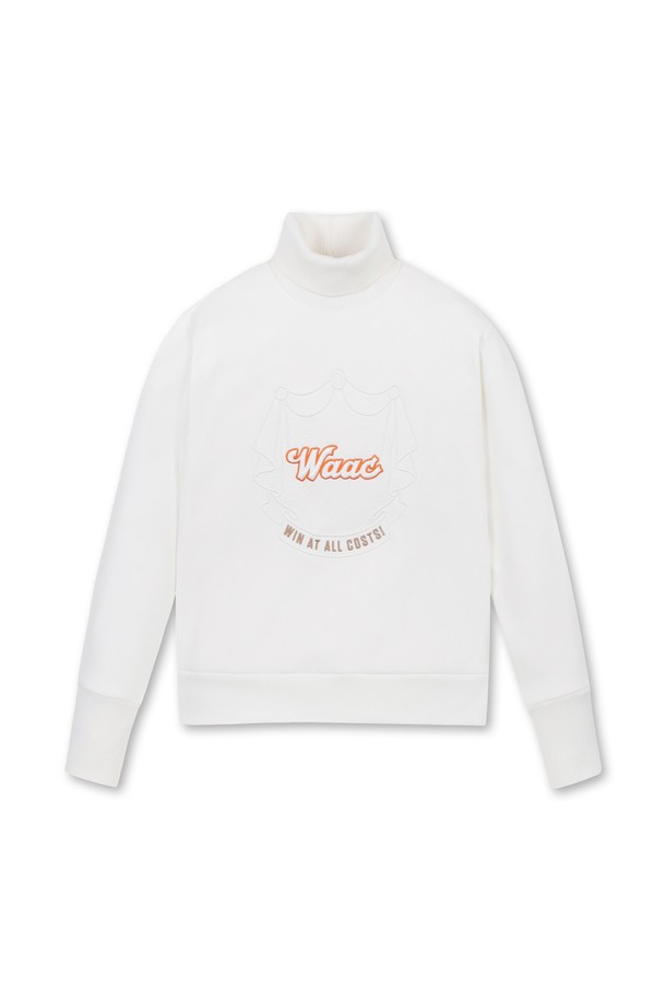 WAAC - 긴팔티셔츠 - Women Denim-like high-neck sweatshirts