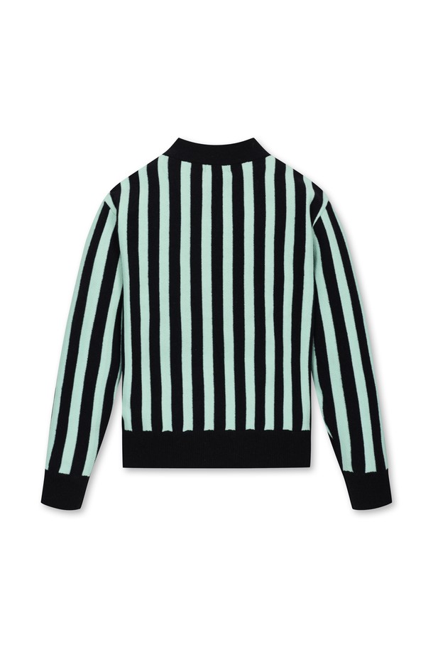 WAAC - 니트 - Women Stripe V-neck Sweater