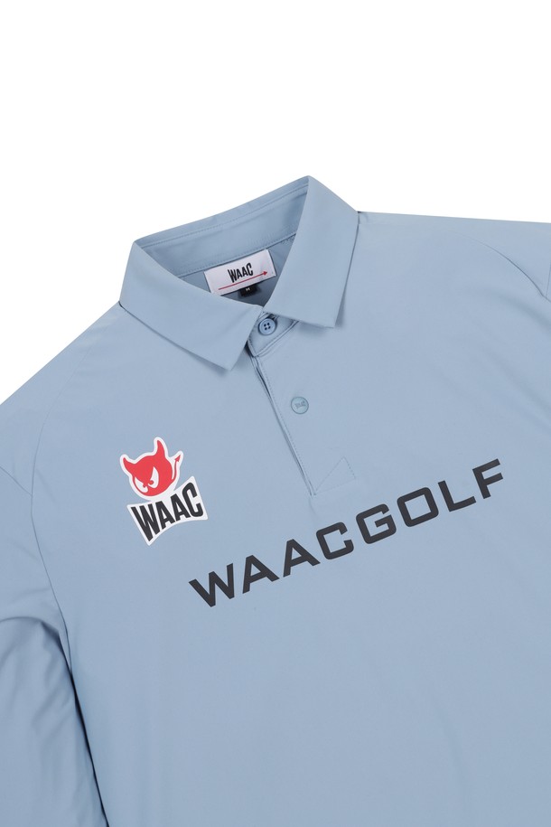 WAAC - 긴팔티셔츠 - Men PLAYER'S EDITION Red Emblem Cool LS Polo