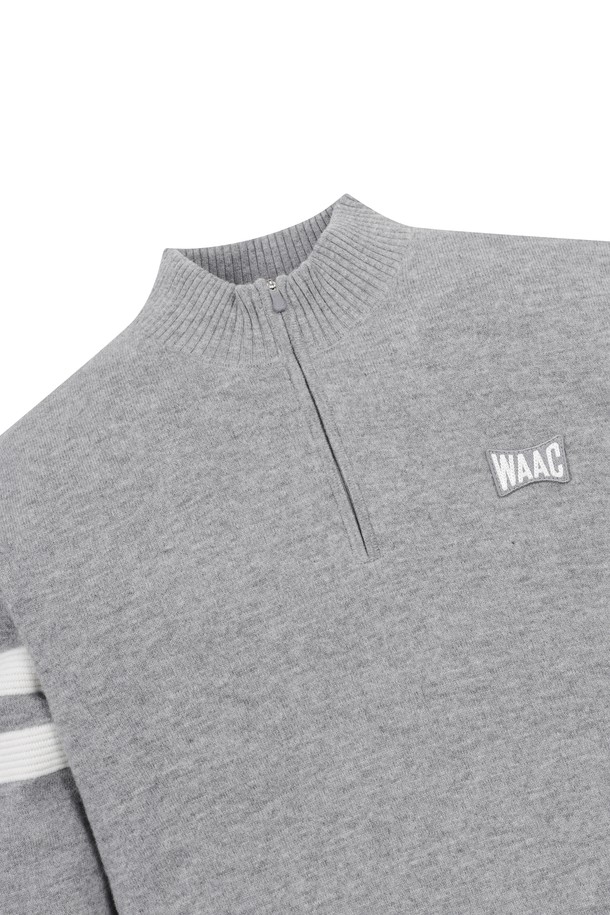 WAAC - 니트 - Men Half Zip-up Knit Pullover