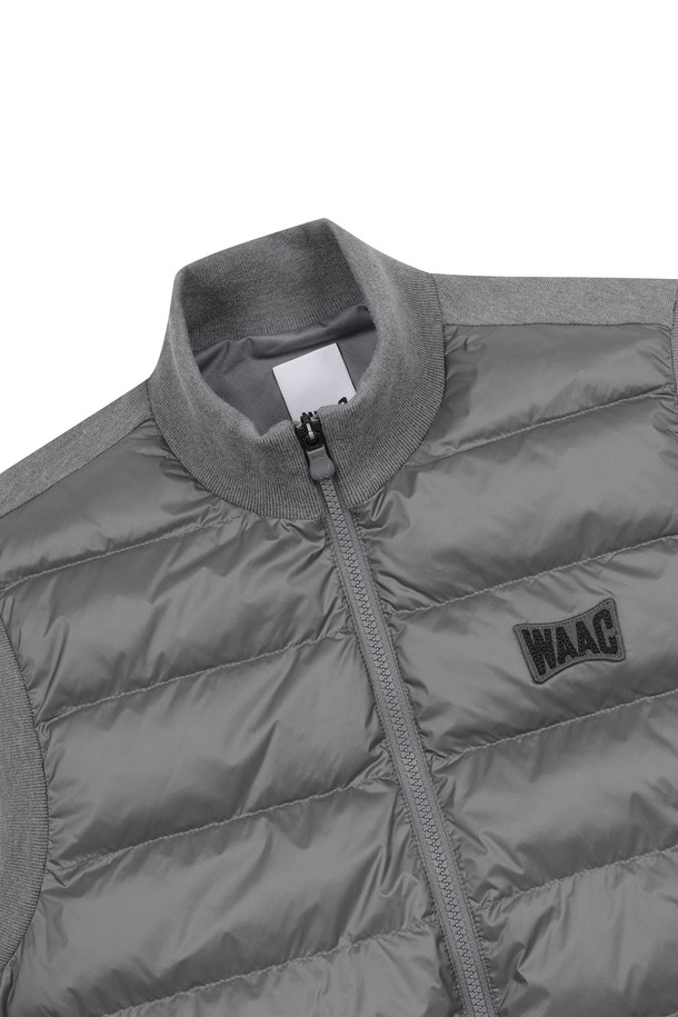 WAAC - 베스트 - Men Knit Hybrid Zip-up Vest