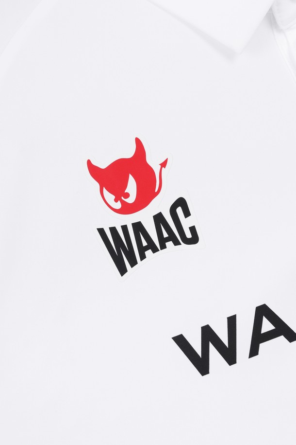 WAAC - 긴팔티셔츠 - Men PLAYER'S EDITION Red Emblem Cool LS Polo