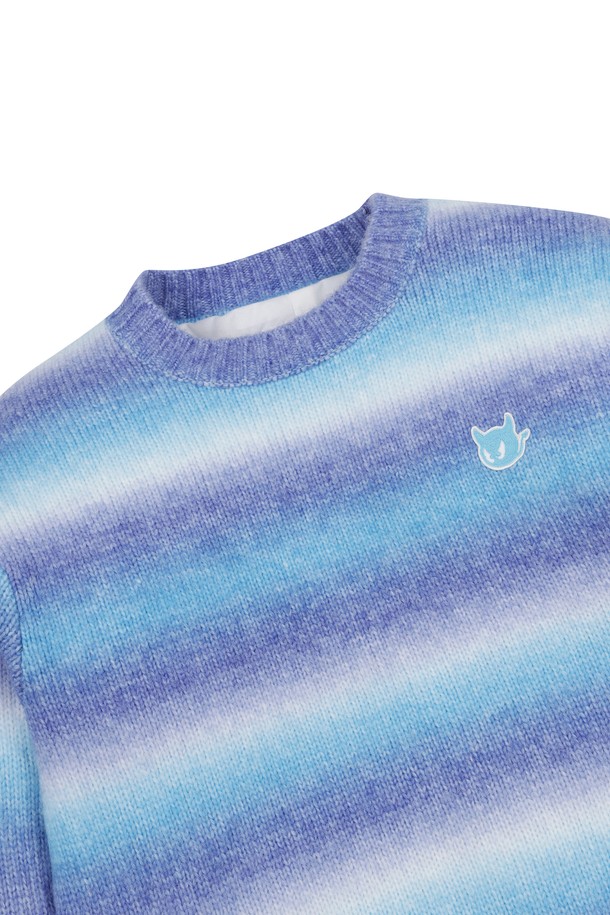 WAAC - 니트 - Men Gradient Crewneck Sweater