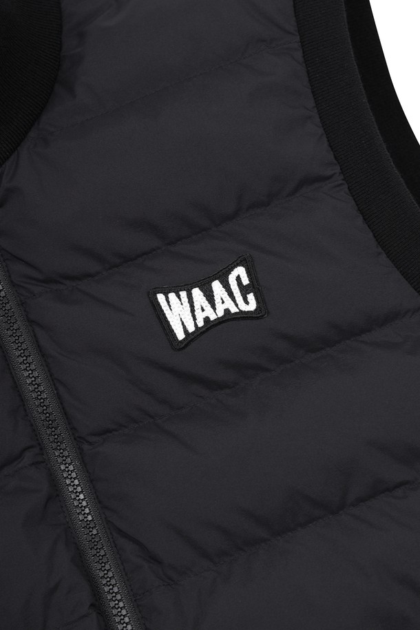 WAAC - 베스트 - Men Knit Hybrid Zip-up Vest