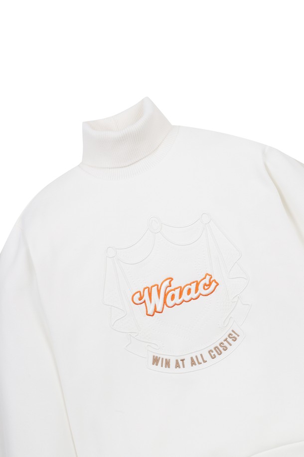 WAAC - 긴팔티셔츠 - Women Denim-like high-neck sweatshirts