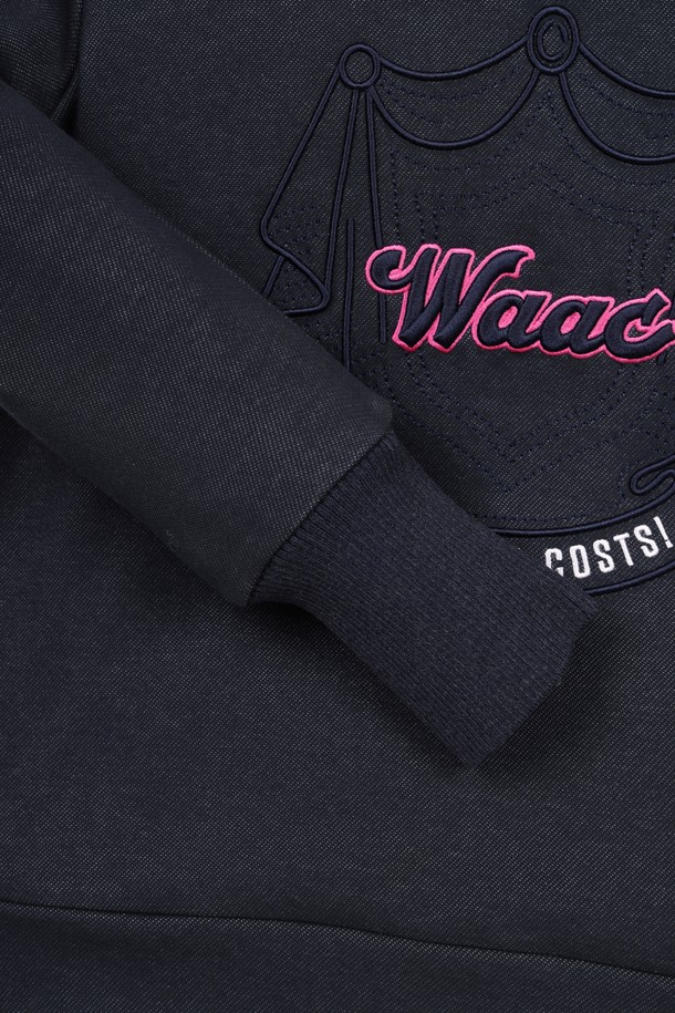 WAAC - 긴팔티셔츠 - Women Denim-like high-neck sweatshirts