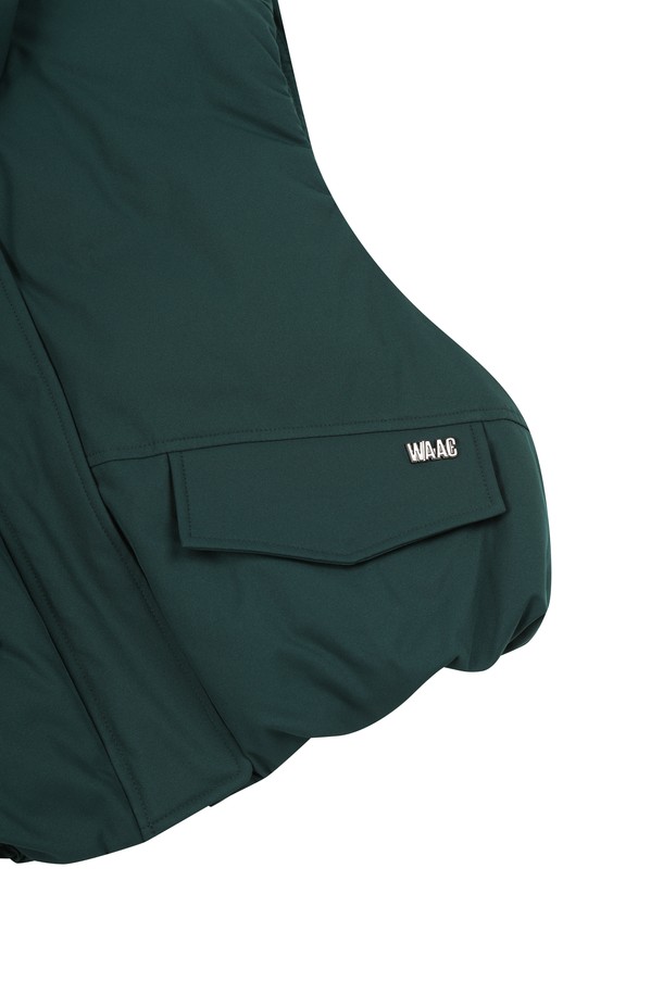 WAAC - 다운/패딩 - Women Short padding vest of set-up series