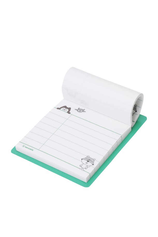 [WAACKIZ] 유니 메모 패드는 'Ghost Coast' 컨셉의 캐릭터 일러스트레이션이 돋보이는 메모 패드입니다. WAACKY, PP, SCOVVY 캐릭터 디자인으로 제작되었으며, 민트와 화이트 두 가지 색상으로 제공됩니다. 사이즈는 80mm x 80mm이며, 총 100매로 구성되어 메모 및 필기에 유용하게 사용할 수 있습니다. 뜯어쓰는 방식으로 편리하게 사용할 수 있는 종이 소재의 메모 패드입니다.
