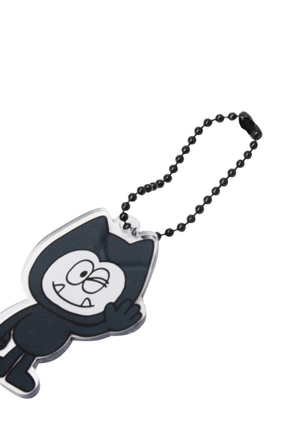 [WAACKIZ] 유니 아크릴 키링은 와키 캐릭터 디자인이 돋보이는 키링입니다. 블랙 컬러의 아크릴 소재로 제작되었으며, 49mm x 31mm 사이즈로 제작되었습니다. 유니크한 디자인과 체인 장식이 특징이며, 가방, 파우치, 이어폰 케이스 등 다양한 액세서리에 활용할 수 있습니다. 일상생활에서 개성을 표현할 수 있는 아이템입니다.
