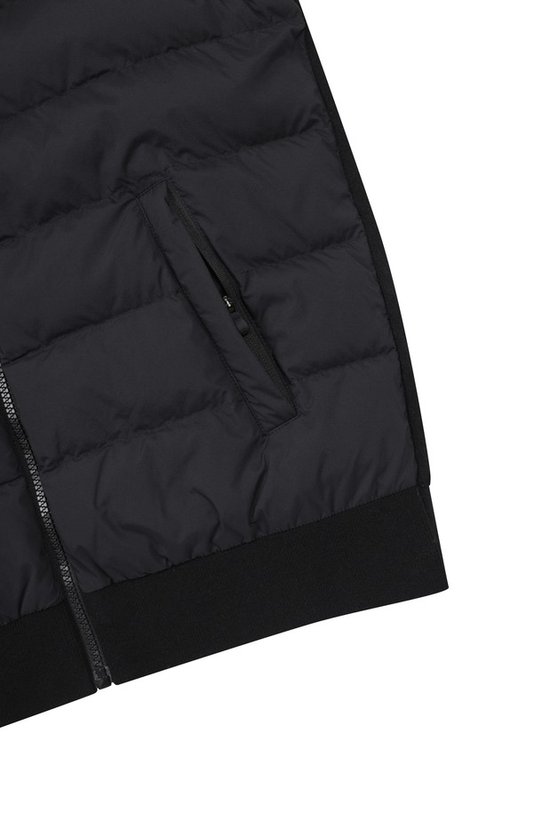 WAAC - 베스트 - Men Knit Hybrid Zip-up Vest