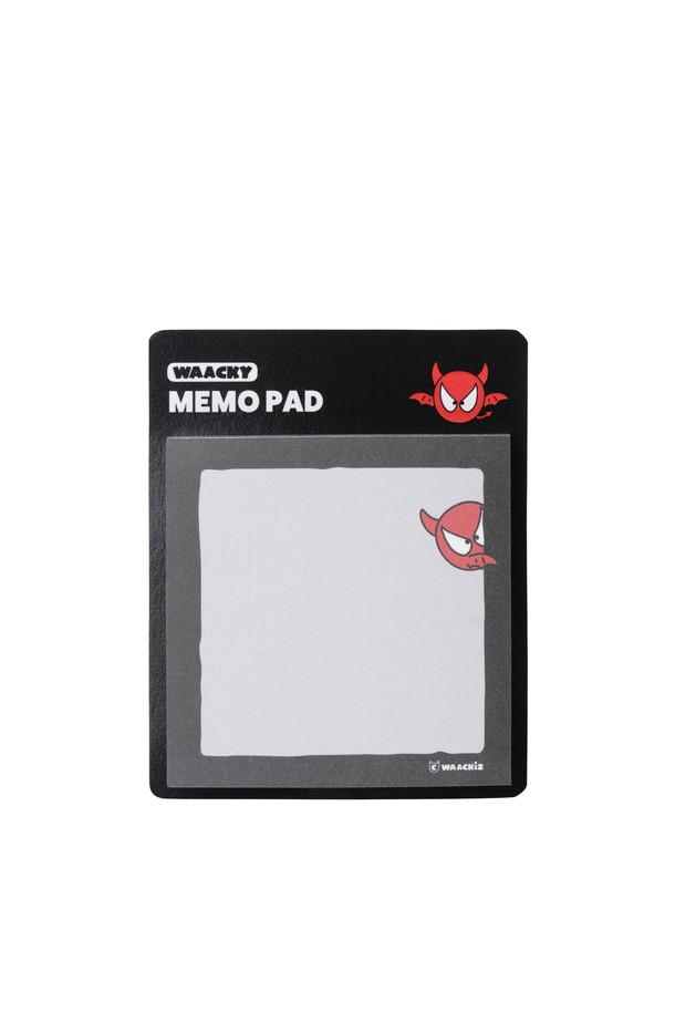 [WAACKIZ] 유니 메모 패드는 80mm x 80mm 크기로, 뜯어 쓰는 형태로 제작된 메모 패드입니다. WAACKY, PP, SCOVVY 캐릭터 디자인이 적용되어 귀여움을 더하며, 고스트 코스트 컨셉으로 제작되었습니다. 매수는 총 100매로 넉넉하게 사용 가능하며, 메모 용도로 활용하기 좋습니다. WAACKIZ (왁키즈) 브랜드의 캐릭터 굿즈 라인업 중 하나입니다.
