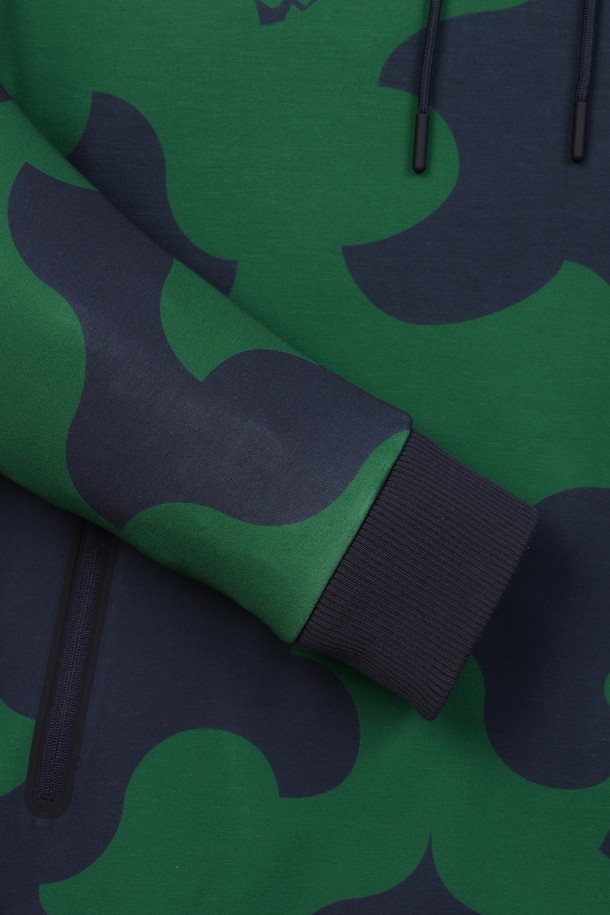 WAAC - 긴팔티셔츠 - Men Camo Print Sweatshirt Hoodie