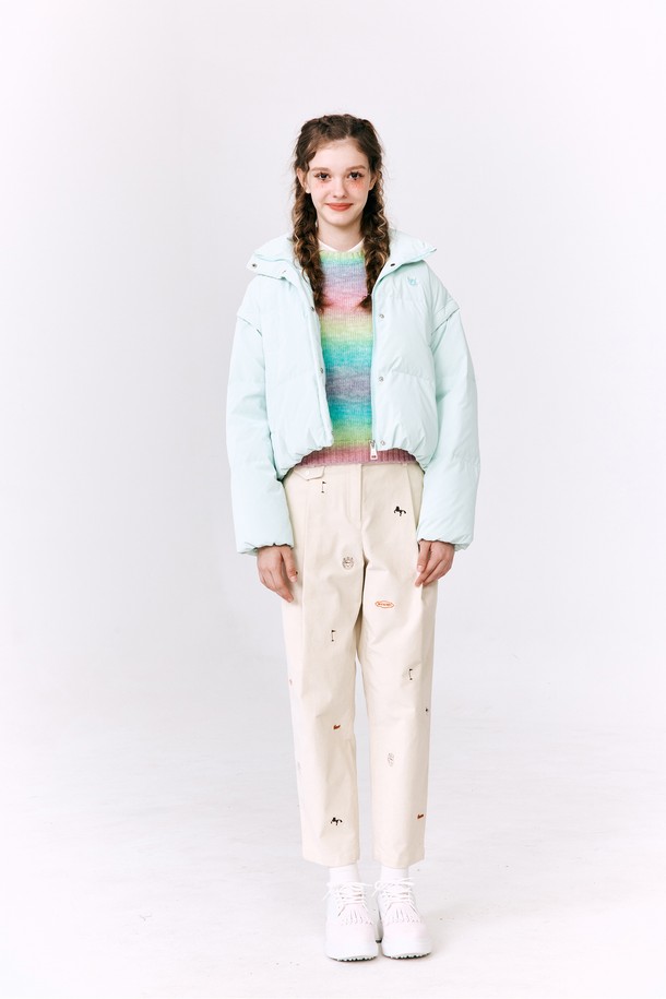 WAAC - 롱팬츠 - Women Embroidery Tapered Pants