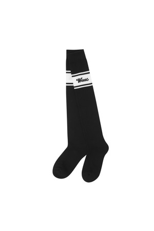 Women Logo Over Knee Socks