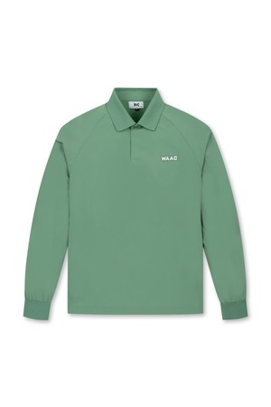 Men PLAYERS EDITION Woven Hybrid LS Polo