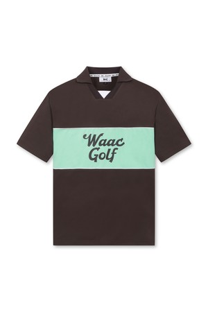 Men Color-blocked SS Jersey Polo