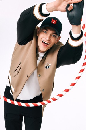 Men Waacky Varsity Jacket