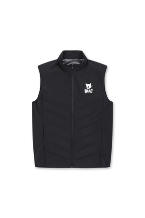 [Exclusive] Men Quilted Padded Full Zip Vest