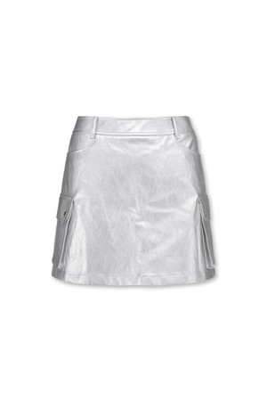 Women Metalic Skort