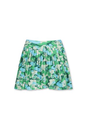 Women Pleats Pattern Skort