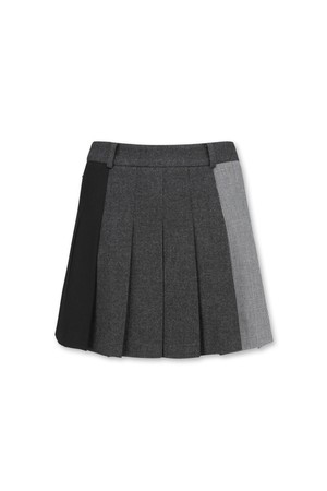 Women Check Mix Skort